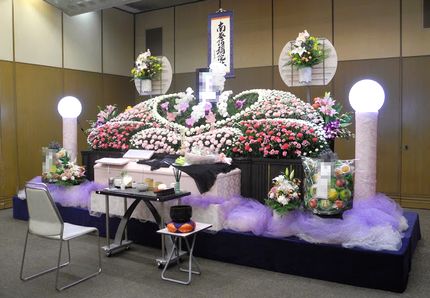 花祭壇の葬儀